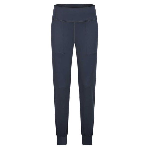 

l-136 high waist women sweatpants running track pants workout tapered joggers for yoga lounge gym leggins with pocket4, Gray