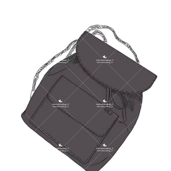 

artwork luxurys designers backpack zaino back pack cross-riding leather wallet hardware chain plain thin rope travel bag