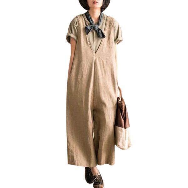 

plus size jumpsuits for women sleeveless v neck oversized overalls female playsuit 4xl 5xl ladies summer romper, Black;white