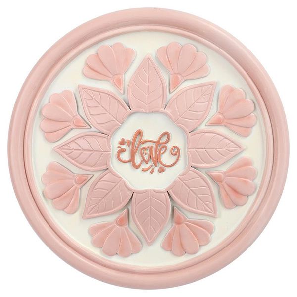 

resin charms flower wall home decor round nordic style children's room wall hanging artwork decors christmas gifts