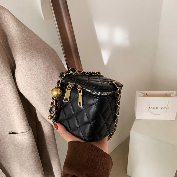 

cross body 2021 pu leather women small bag korean designer box type mini chain ladies shoulder casual daily girl crossbody