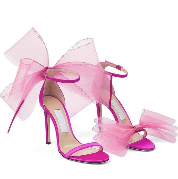 New 23SS Designer feminino renda de renda Gladiator Sandals Dress Shoes Fashion Mody Women Women Pumps Bombas de luxo de luxo para mulheres