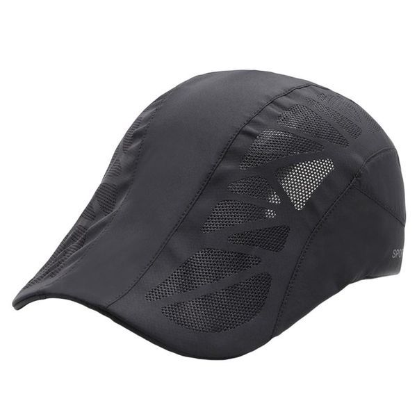 

upf50+ summer quick-drying tennis cap thin section forward wild sunshade fishing sun hat male outdoor hats, Black;white