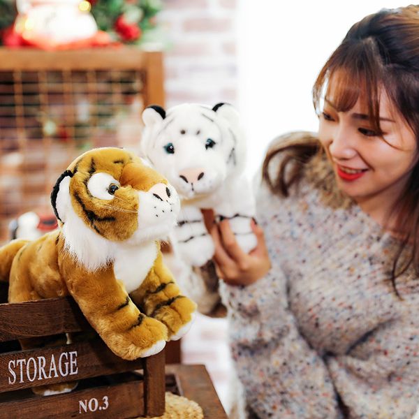 

self selling new tiger plush toy mother child doll zoo gift