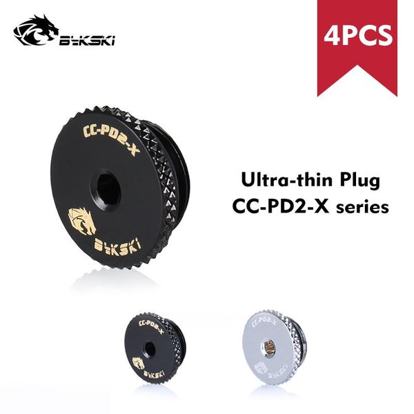 

fans & coolings bykski ultra-thin plug, g1/4" water cooling fittings for plug the outlet and change flow path, cc-pd2-x