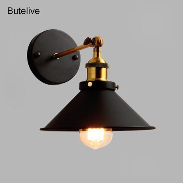 

wall lamp vintage industrial bedside antique lights retro iron wandlamp for bedroom living room balcony bar 110v-220v e27
