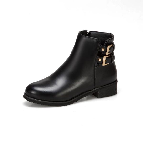 

boots big sizesimple short women shoes ankle for ladies woman winter, Black