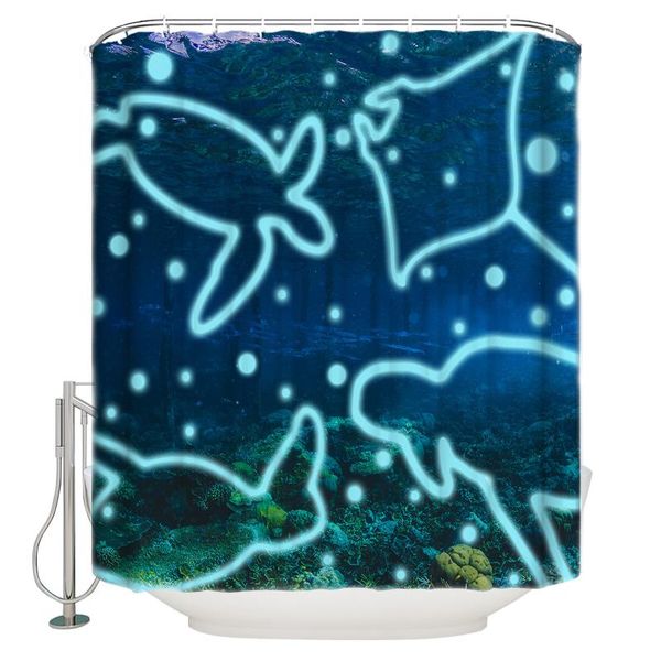 

shower curtains home marine life coral reef luxury bathroom curtain waterproof fabrics washroom