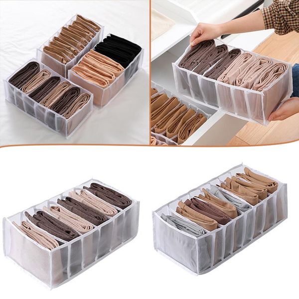 

storage drawers underwear box panties socks leggings foldable mesh yarn drawer type household finishing k9store