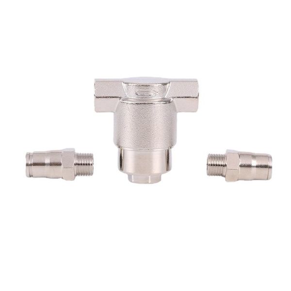 

watering equipments 1/4" thread high pressure misting system water filter 3/8" pipe non-slip lock interface pump metal