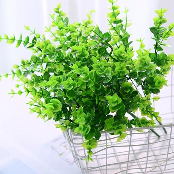 

decorative flowers & wreaths 10 pcs artificial farmhouse greenery boxwood shrubs stems for home garden office wedding indoor outdoor decor
