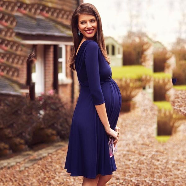 

maternity dresses 21 women fashionmaternity pregnancy clothes skirt nursing sleeve clothing for v-neck dress pregnant, White