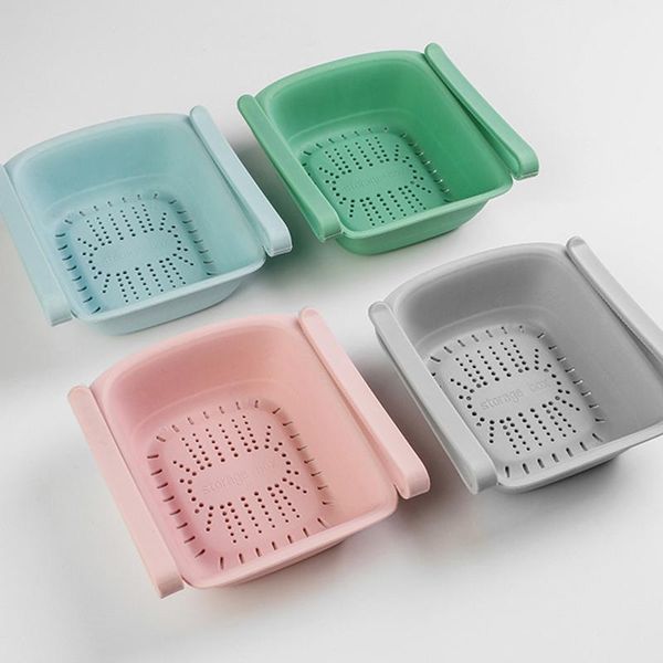

storage bottles & jars kitchen refrigerator box drawer plastic er fresh-keeping container drain basket for fruit vegetables eggs