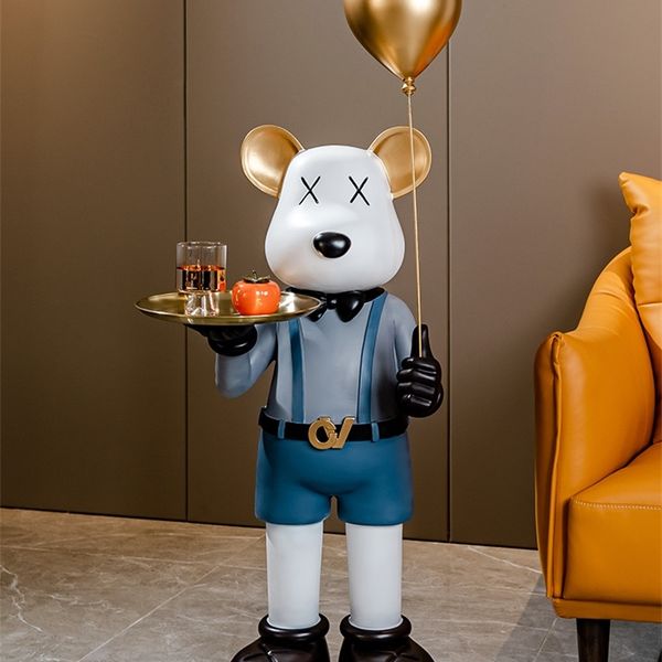 

large violent bear welcome floor decoration net red doll light luxury living room tv cabinet porch large soft