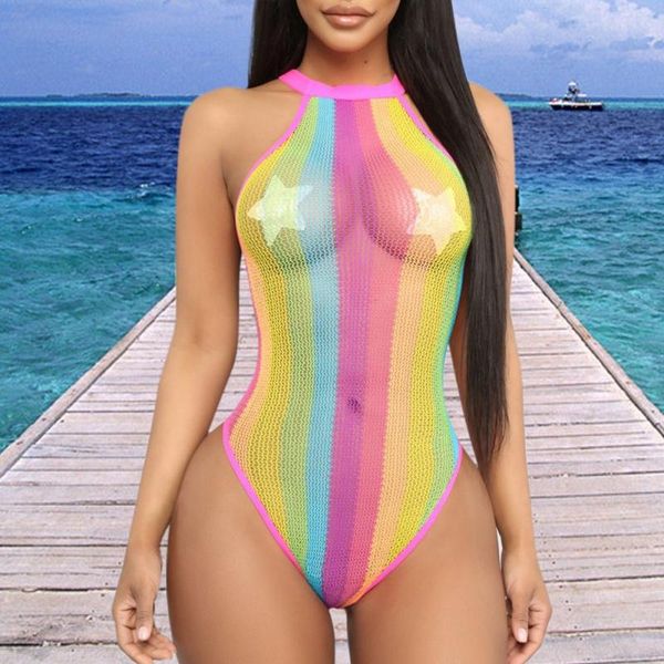 

2021 splicing one piece swimsuit women swimwear female ribbed bather bathing suit swim lady bodysuit swimming beach wear