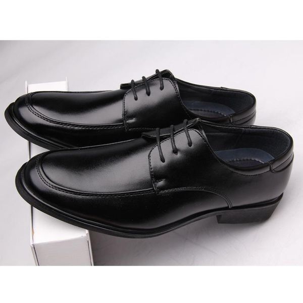 

dress shoes 6 single men's business lace up casual wedding, Black