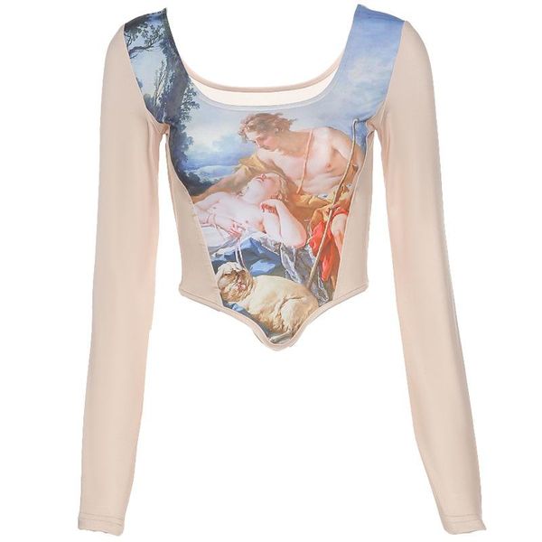 

women's t-shirt 2021 spring summer women slim fashion aesthetic print crop sleeveless corset vest cropped club tanks, White