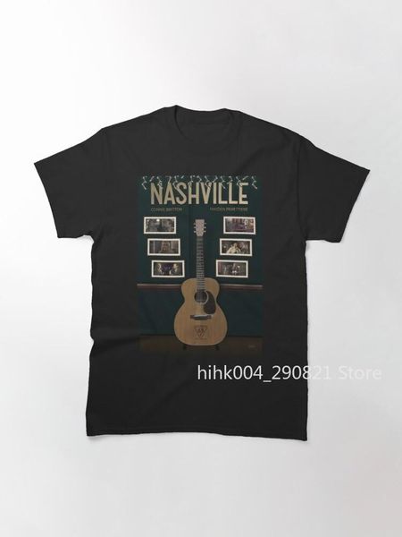 

men's t-shirts nashville tv show music classic t-shirt, White;black