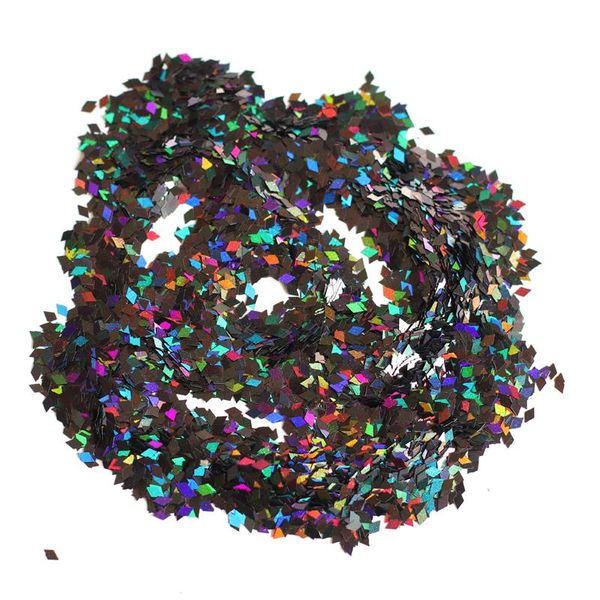 

nail glitter 2021 pretty charming leiguang flashing ling type sequined multicolor laser black bagged lb1000, Silver;gold