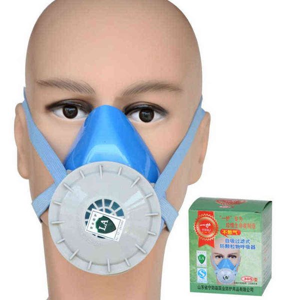 

a 305 industrial mask protective self-priming filter breathing