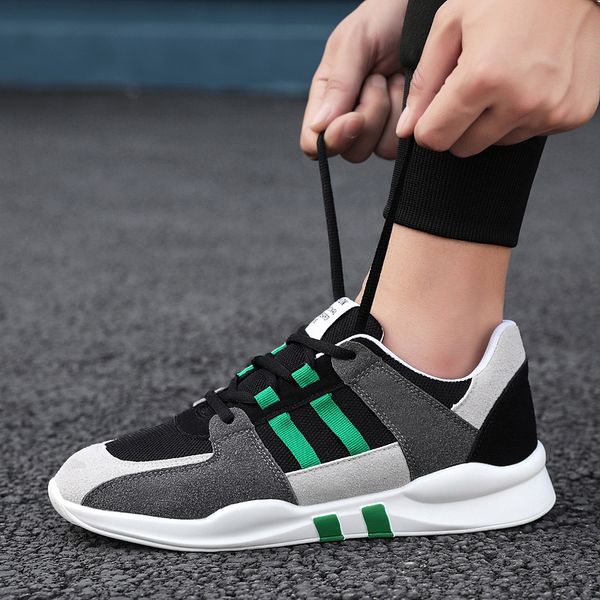 

men air cushion sneakers breathable running shoes men women outdoor fitness sports shoes female lace-up casual shoes big size