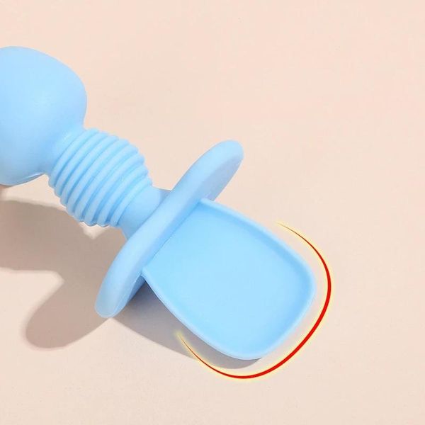 

spoons 1pair kawaii teethers silicone baby teething necklace toy grade cartoon nursing tiny rod
