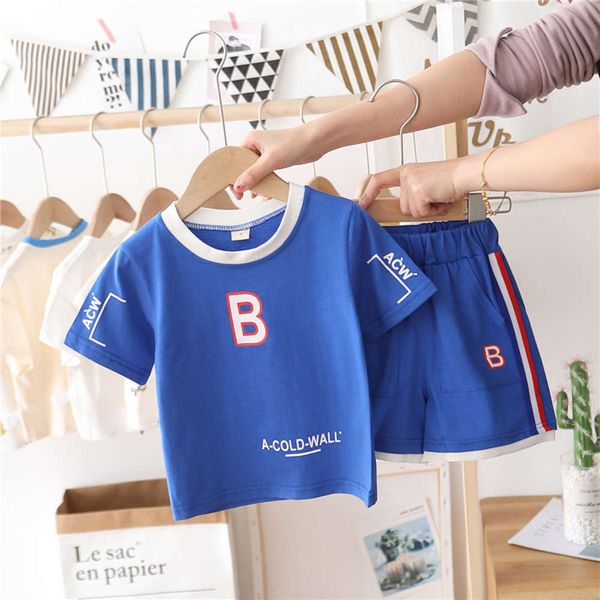 

children's boys' suit 2021 new summer, White