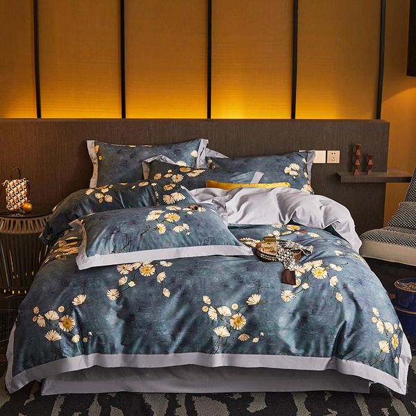 

bedding sets 2021 luxury set 1000tc cotton duvet cover printed bed linen king  size comforter juego de cama