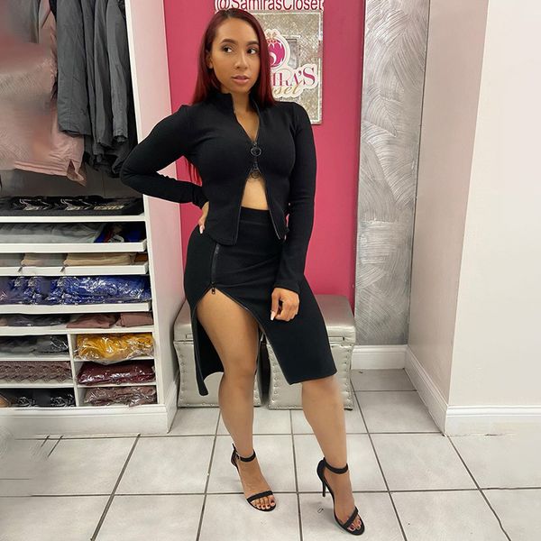 

two piece set women tracksuit skirt and 2 piece sets womens birthday outfits sweatsuits matching sets clothing 25449p, Gray