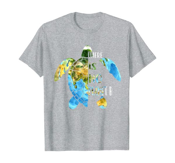 

no planet b earth day sea turtle environmental gift idea t-shirt, White;black