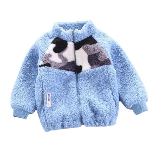 

jackets spring infant fashion autumn children boys thick warm clothes baby girl coat kids trendy clothing toddler cotton jacket, Blue;gray