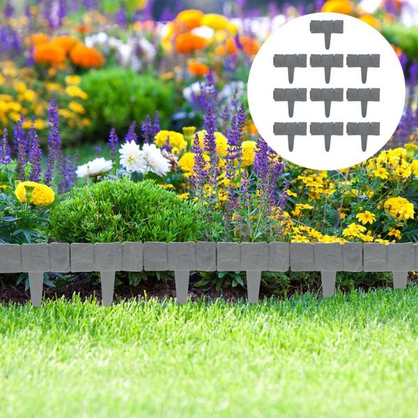 

fencing, trellis & gates 10pcs garden fences home lawn border palisade landscape gardening decor
