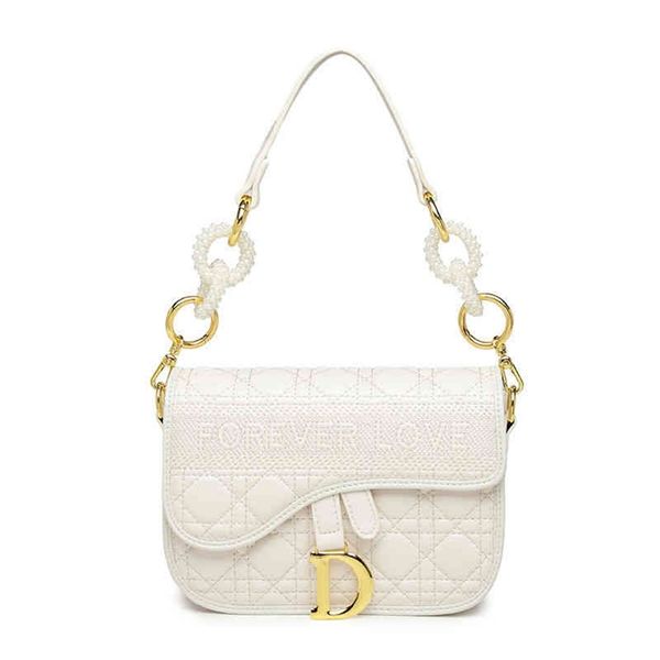 

83% off wholesale sale bag women new summer fashion niche high sense rhombic lattice chain pearl single shoulder messenger women's bag