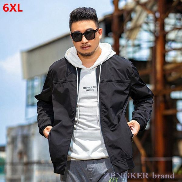 

men's jackets jacket spring autumn models large size black baseball uniform casual trendy zipper for men, Black;brown