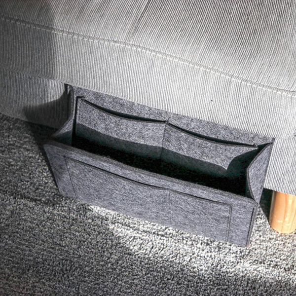 

storage boxes & bins durable felt bedside bag sofa mobile phone book flat large-capacity