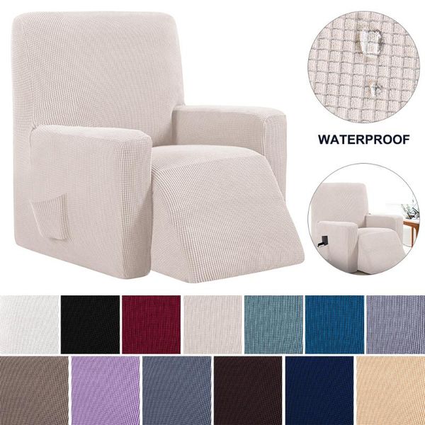 

chair covers waterproof elastic recliner cover all-inclusive massage sofa solid color stretch fleece