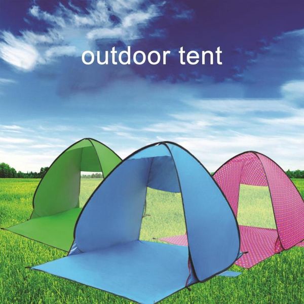 

foldable multi-function cone-shape breathable beach tent automatic tent uv protection outdoor camping sun shelter awning