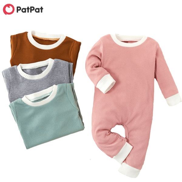 

spring and autumn baby solid jumpsuit for bodysuits clothes 210528, Blue