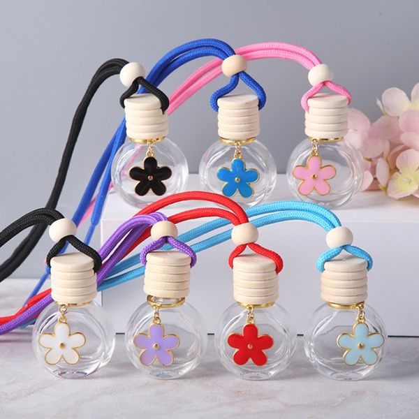 

8ml 10ml empty cars perfume bottle glass bottles car hanging air freshener ornament pendant a217283
