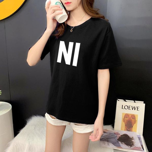 

women's t-shirt sweet ladies shirt breathable womens short sleeve o-neck, White
