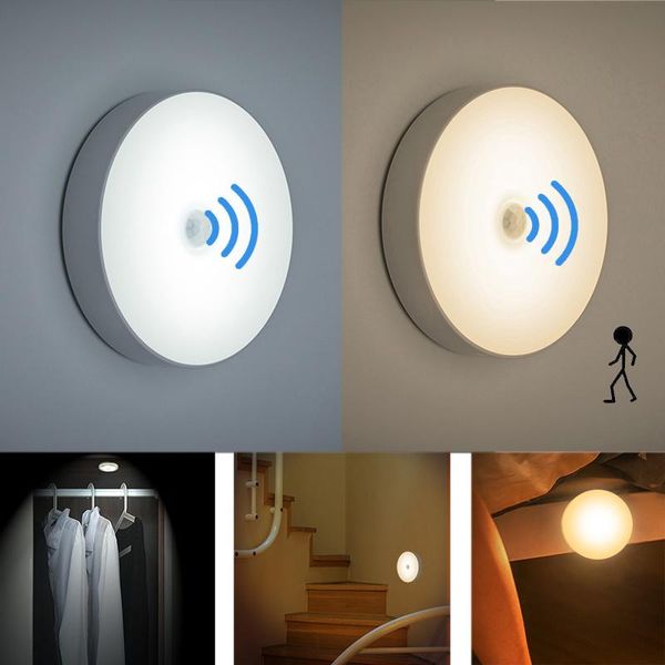 

cabinet light pir motion sensor led night usb rechargeable under lights auto on/off for bedroom stairs wardrobe closet wall lamp