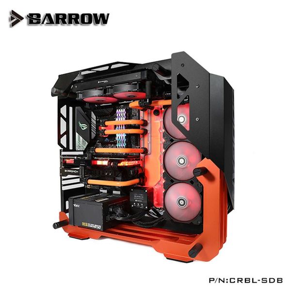 

barrow acrylic board as water channel use for cougar blazer computer case for both cpu and gpu block rgb 5v 3pin waterway