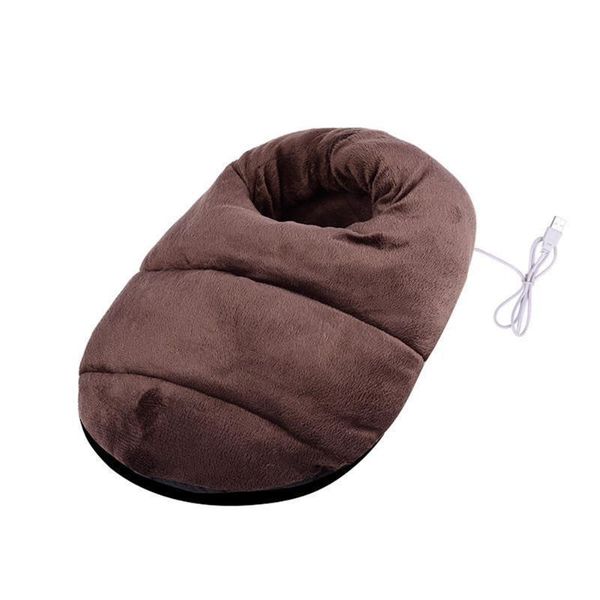 

carpets portable safe office plush shoes soft quick home usb charging non slip electric heated foot warmer washable winter warm