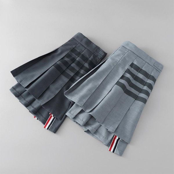 

skirts women fashion high waist pleated skirt wf0261 sweet cute girls dance mini cosplay preppy uniform school short xs-xl, Black