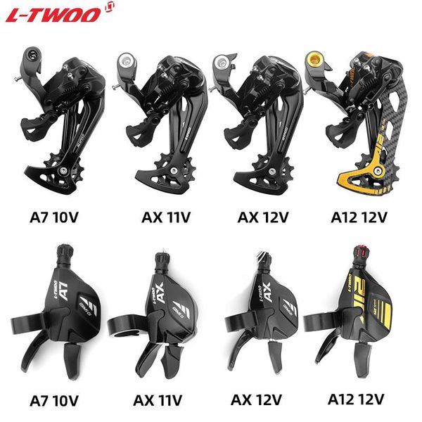 

bike derailleurs l-twoo mtb shifter rear derailleur groupset 1x9/10/11/12 speed system 9v/10v/11v/12v max 52t cassette mountain parts