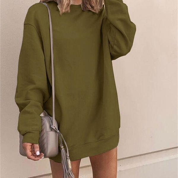 

Whss long sleeve color matching women' sweater in autumn 2020, White