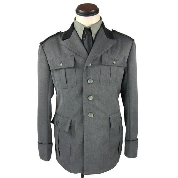 

men's tracksuits italy italian officer gabardine m40 tunic, Gray