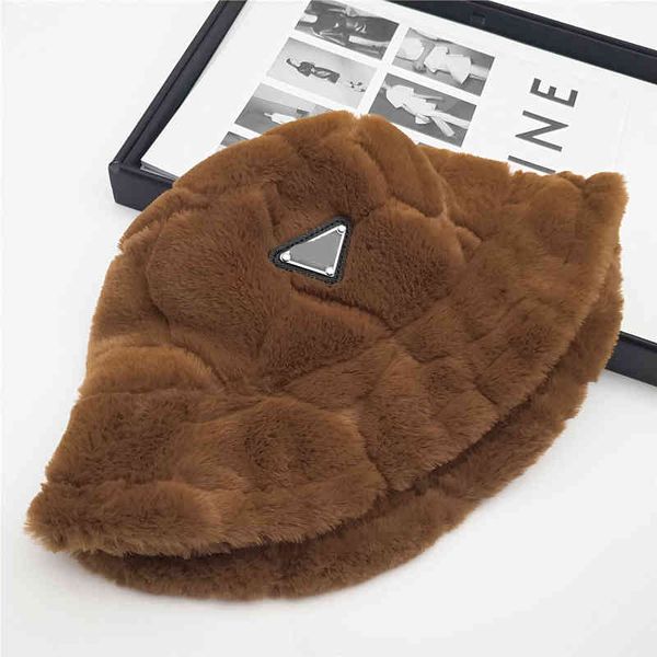 

luxury brand cap 2021 luxury winter bucket hat for men woman sport s beanie fisherman buckets hats 4 color, Blue;gray