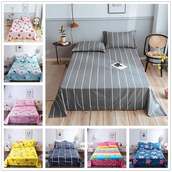 

sheets & sets bed and cases 100%cotton sheet kids linen pure cotton heart printed double king