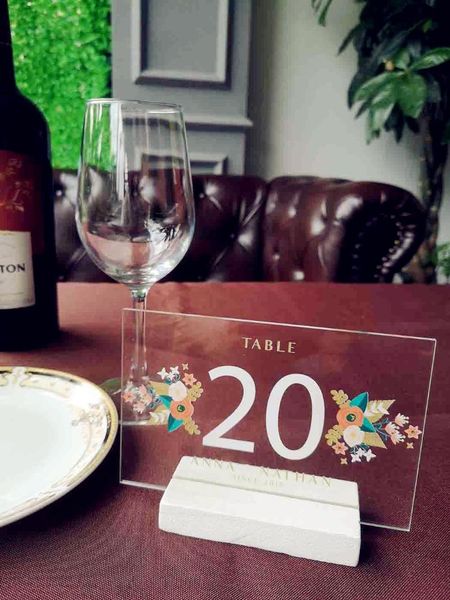 

party decoration acrylic wedding table number decor modern weddings sign rustic numbers
